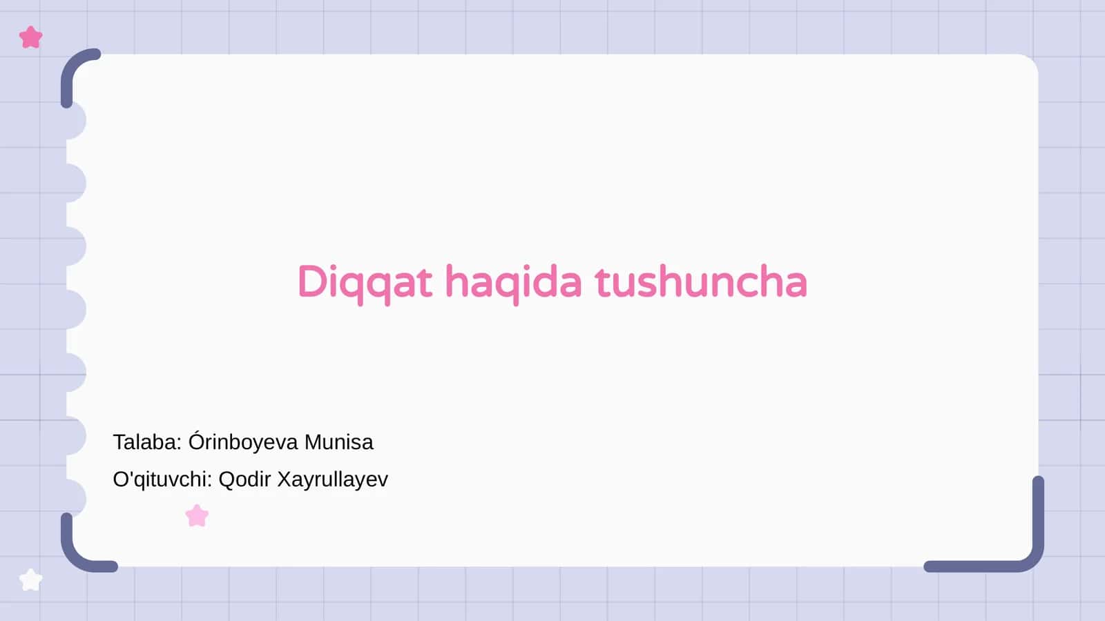Diqqat haqida tushuncha 1