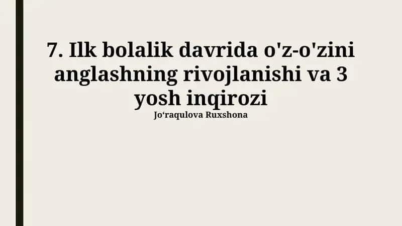 Kelajakdagi rivojlanish uchun asoslar 1