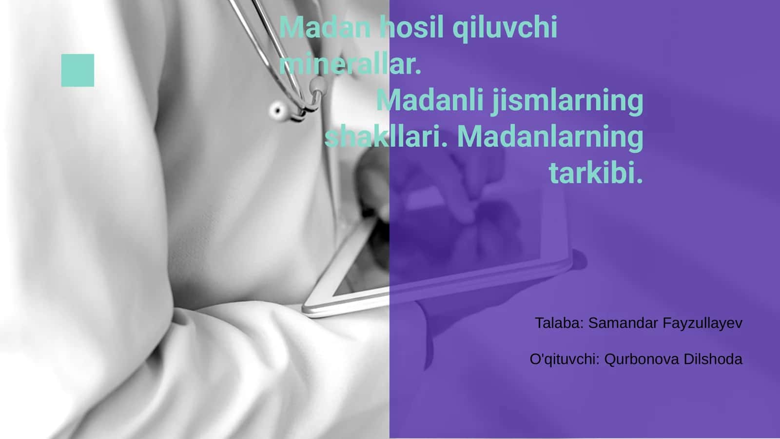 Madan hosil qiluvchi minerallar 1