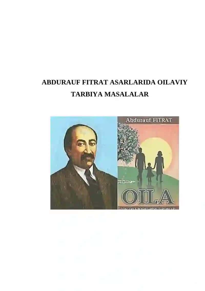 Abdurauf Fitratning “Oila” asarlari