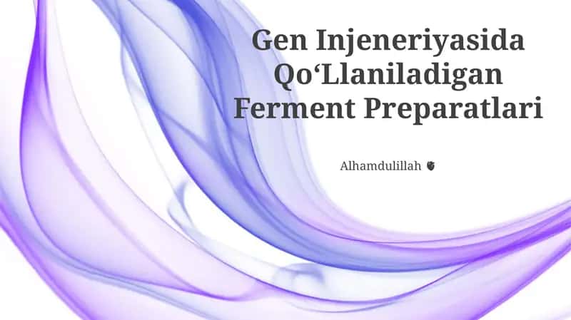 Ferment Preparatlari 1