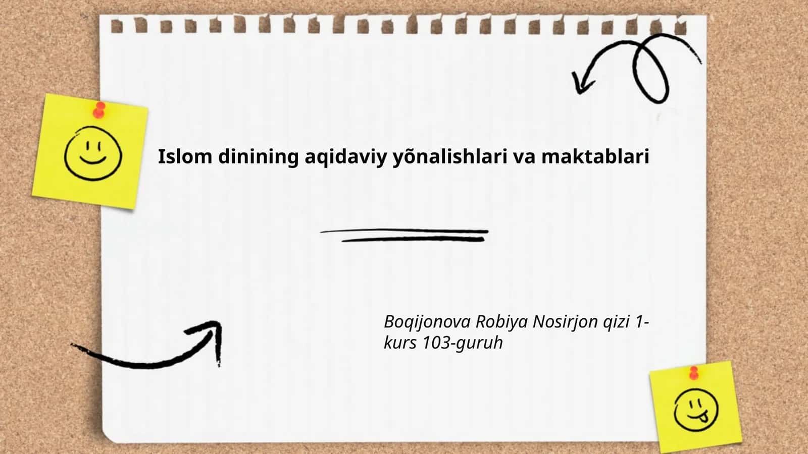 Islom dinining aqidaviy yõnalishlari va maktablari 1