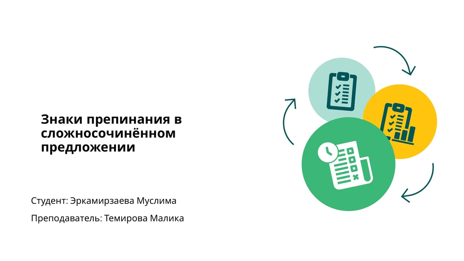 Знаки препинания в сложносочинённом предложении 1