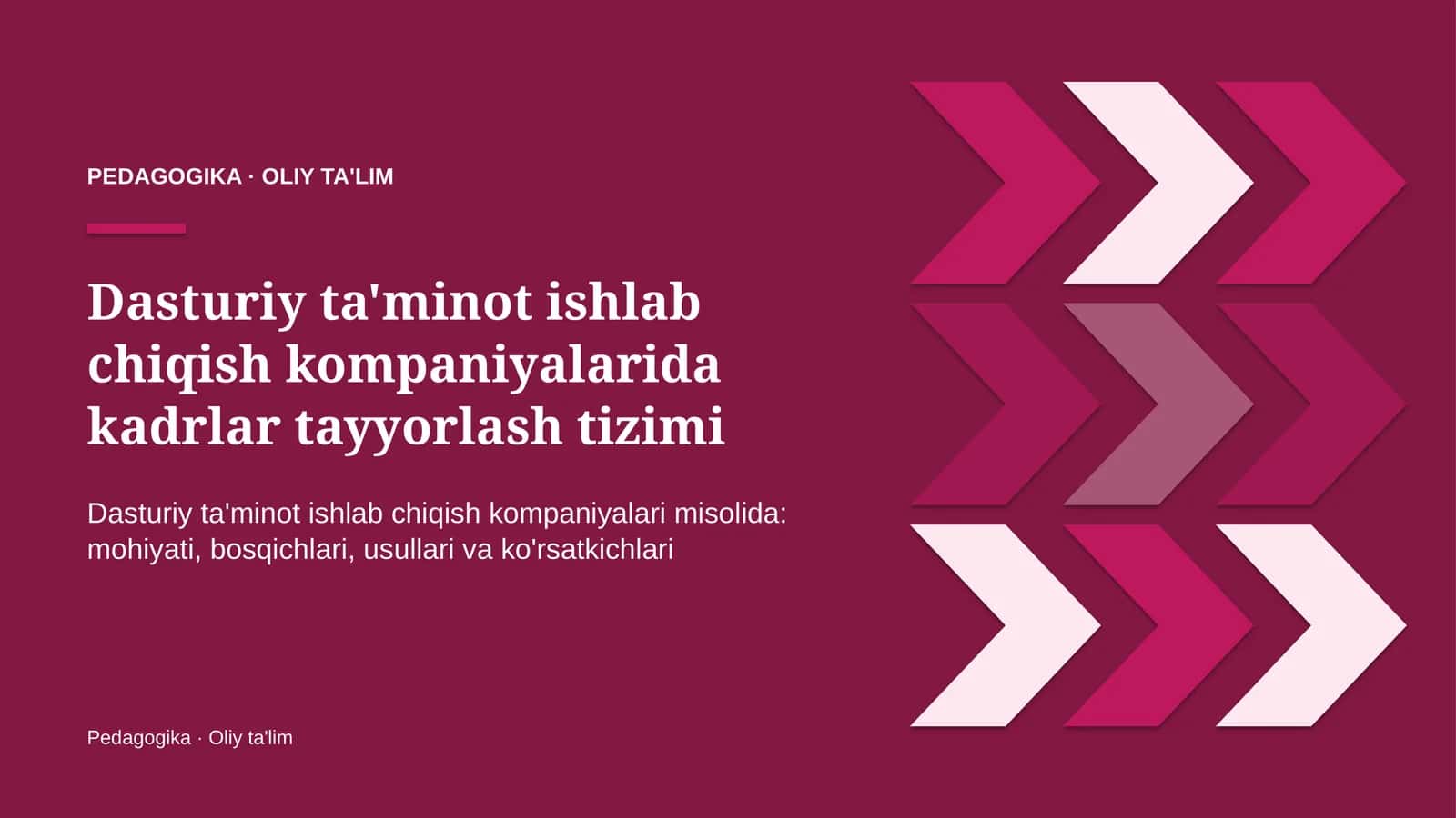 dasturiy ta'minot ishlab chiqish kompaniyalarida kadrlar tayyorlash tizimi 1221 1