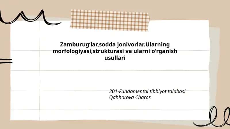 Fundamental tibbiyot talabasi 1