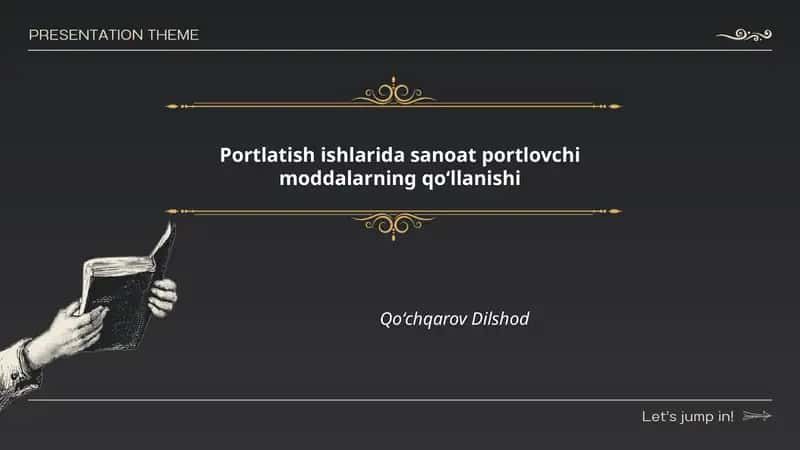 Sanoat portlovchi moddalar 1