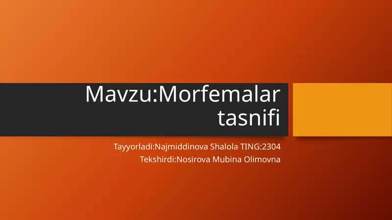 Morfemalartasnifi 1