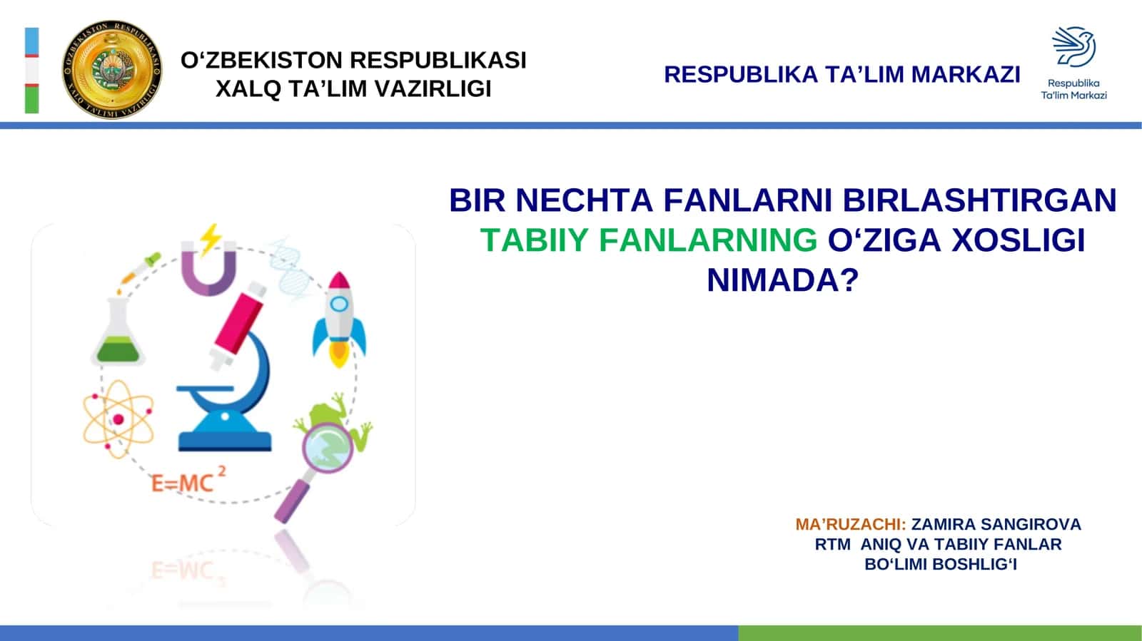 RTM ANIQ VA TABIIY FANLAR 1