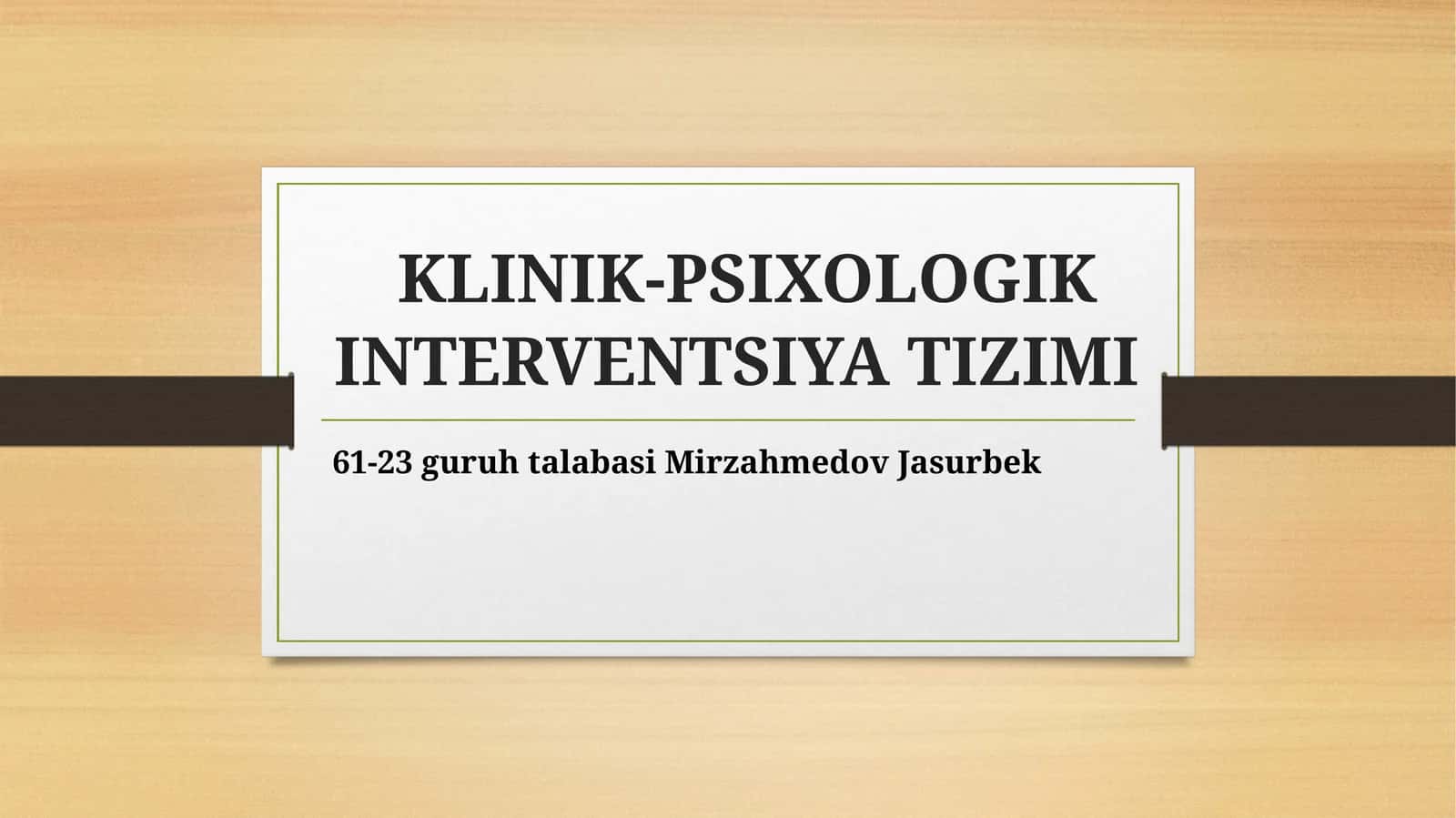 Klinik-psixologikinterventsiyatizimi 1