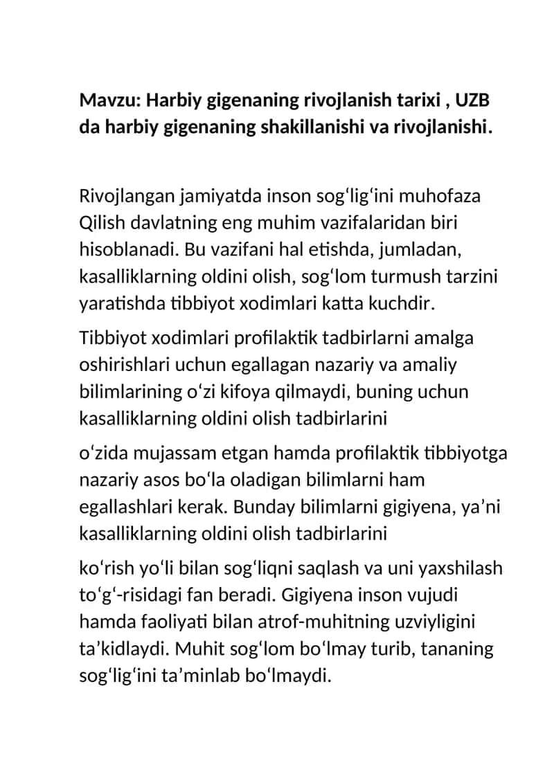 Tibbiyot Xodimlari Profilaktik Tadbirlar 1