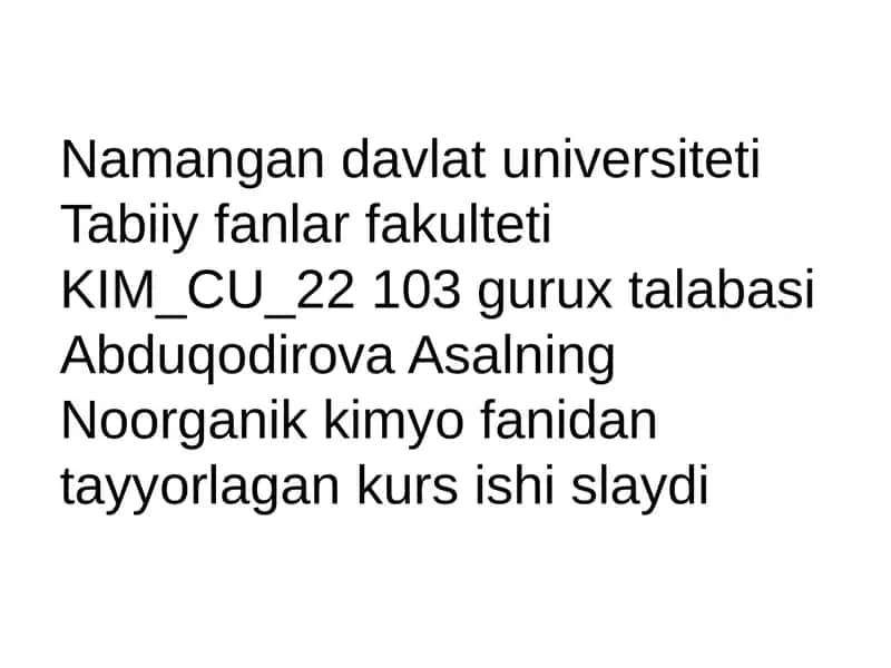 IV-guru elementlari haqida umumiy malumot 1
