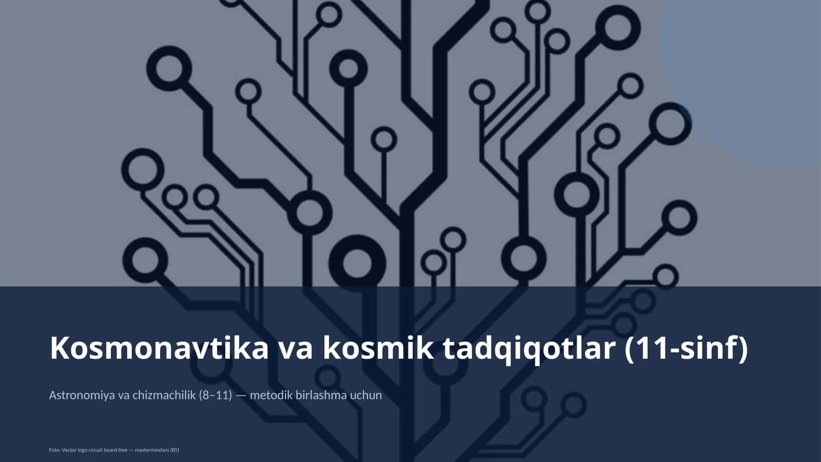 Kosmonavtika va kosmik tadqiqotlar (11-sinf) 1