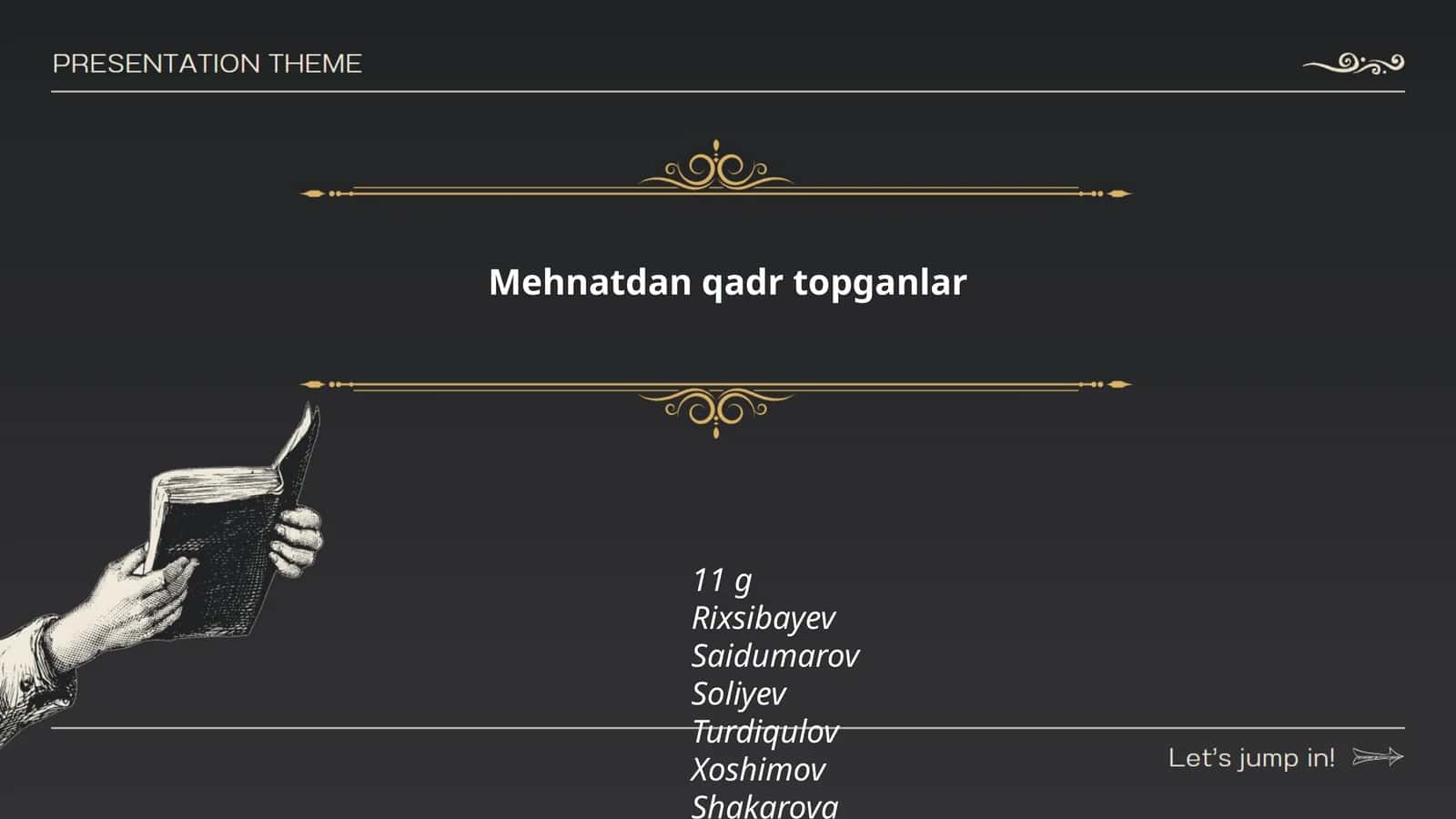 Mehnatdan qadr topganlar 1