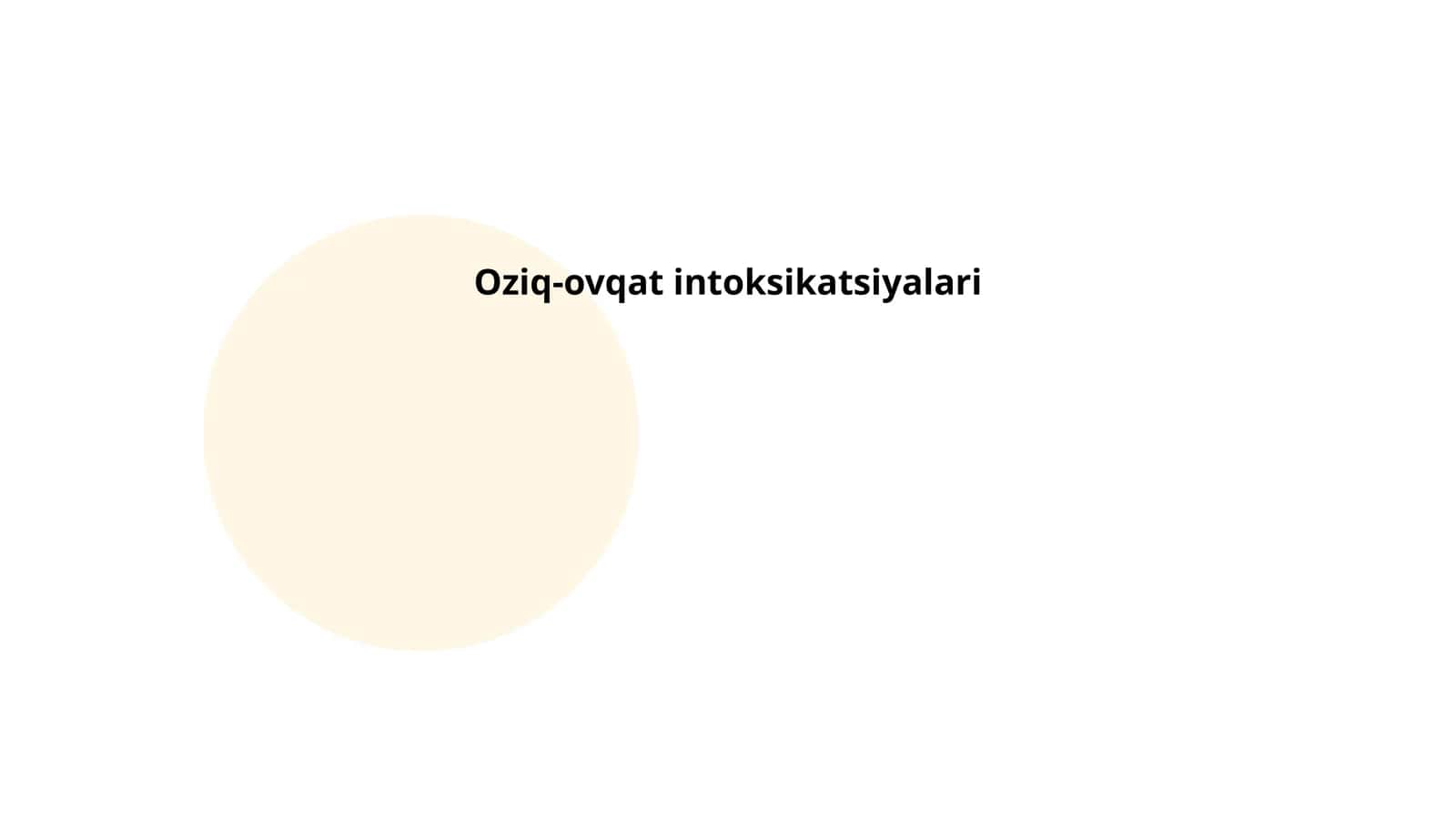 Oziq-ovqat intoksikatsiyalari 1