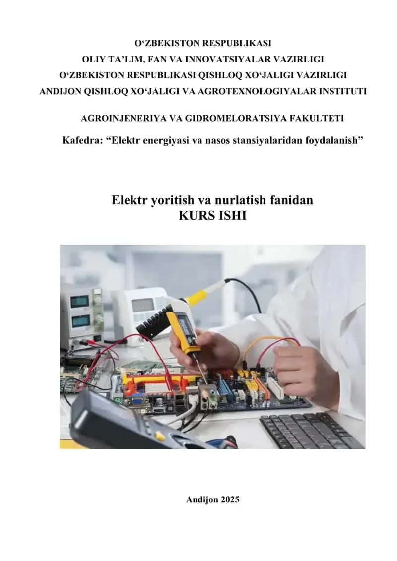 Yoritish tizimi 1