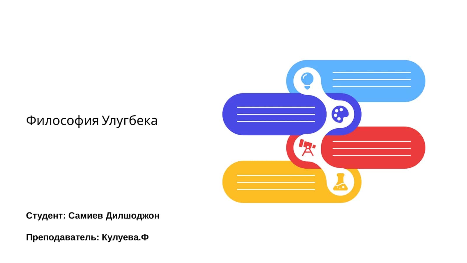 Философия Улугбека 1
