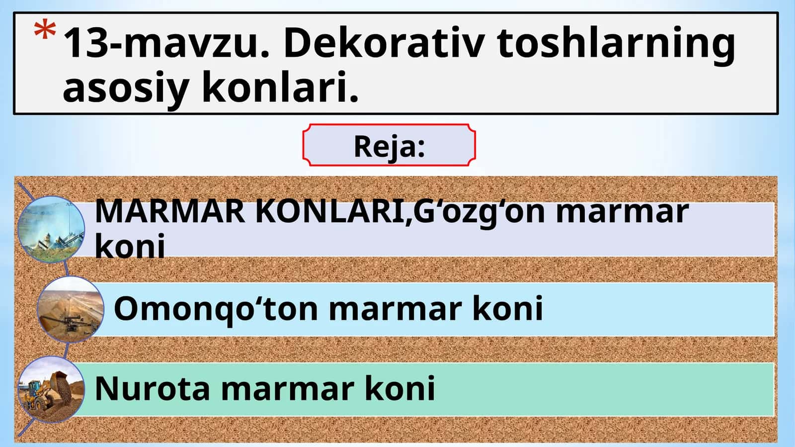 Marmar va granit tosh konlari 1