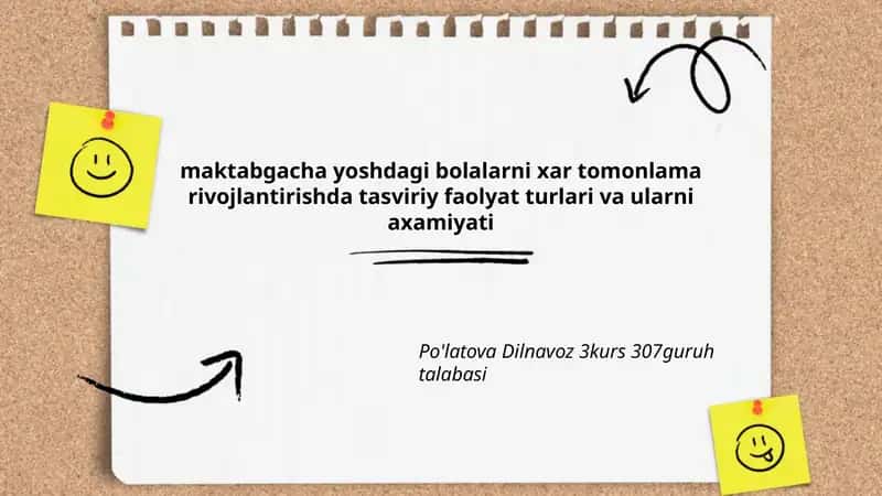Tasviriy faolyat turlari 1