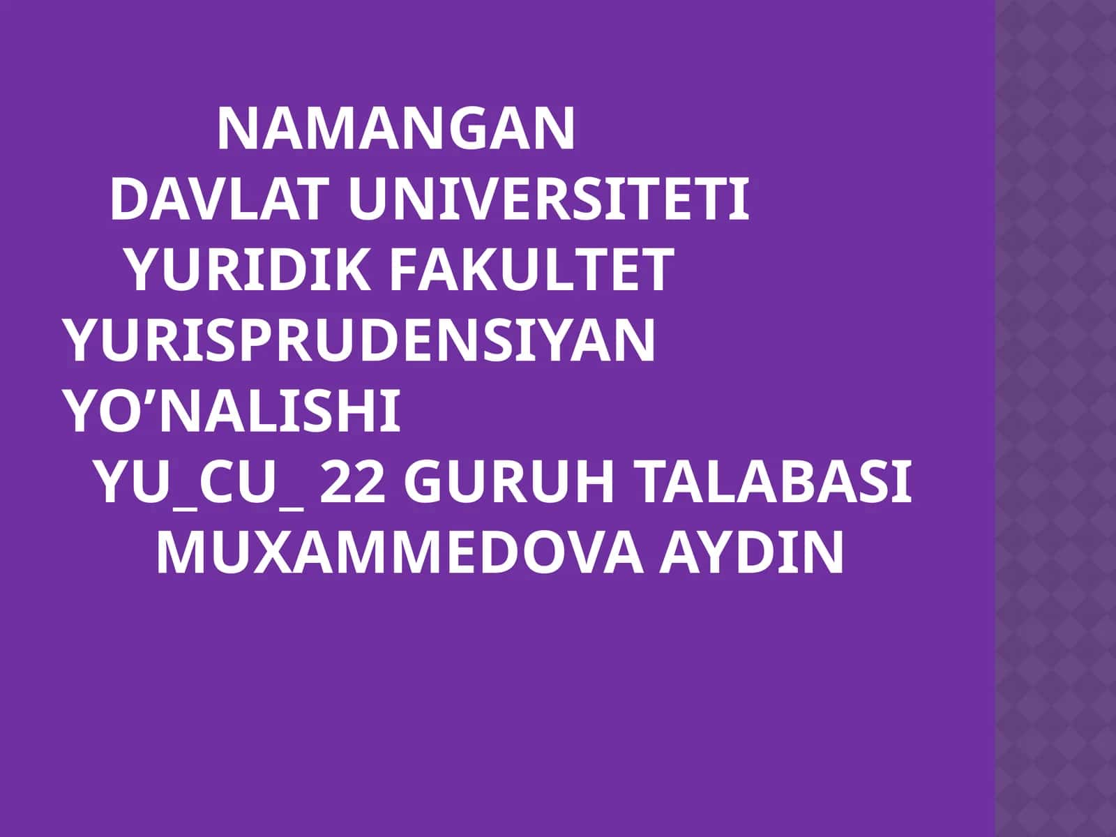 Sud harajatlari va Sud ajrimlari 1