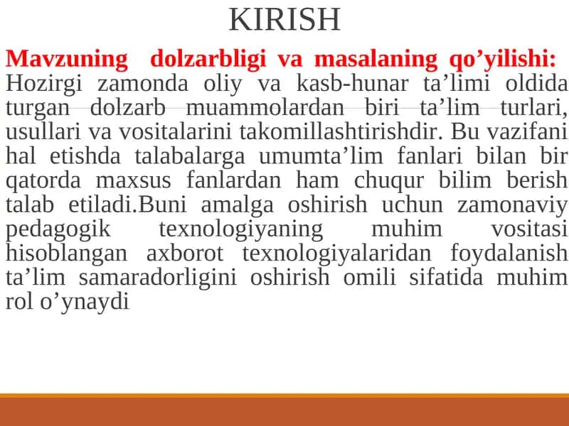 Hozirgi zamonda oliy vakasb-hunar ta’limi 1