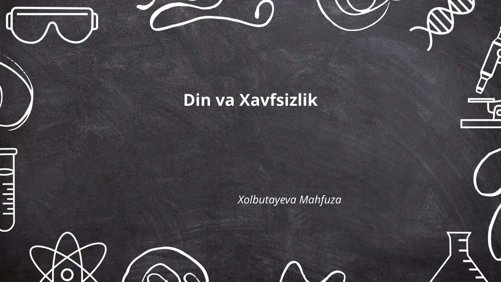 Din va Xavfsizlik 1