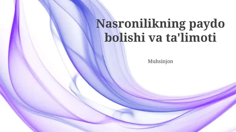 Nasronilikning [Hudud nomi]ga kelishi 1