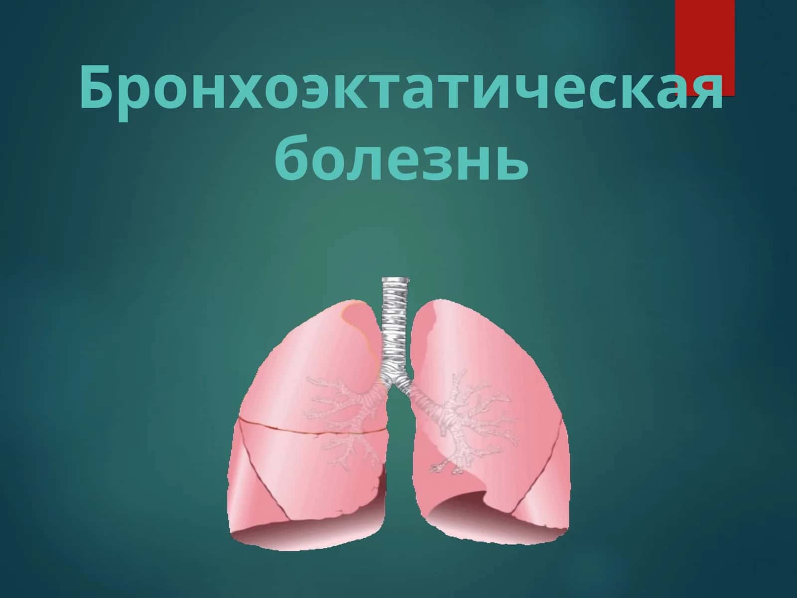 БРОНХОЭКТАТИЧЕСКАЯ БОЛЕЗНЬ 1