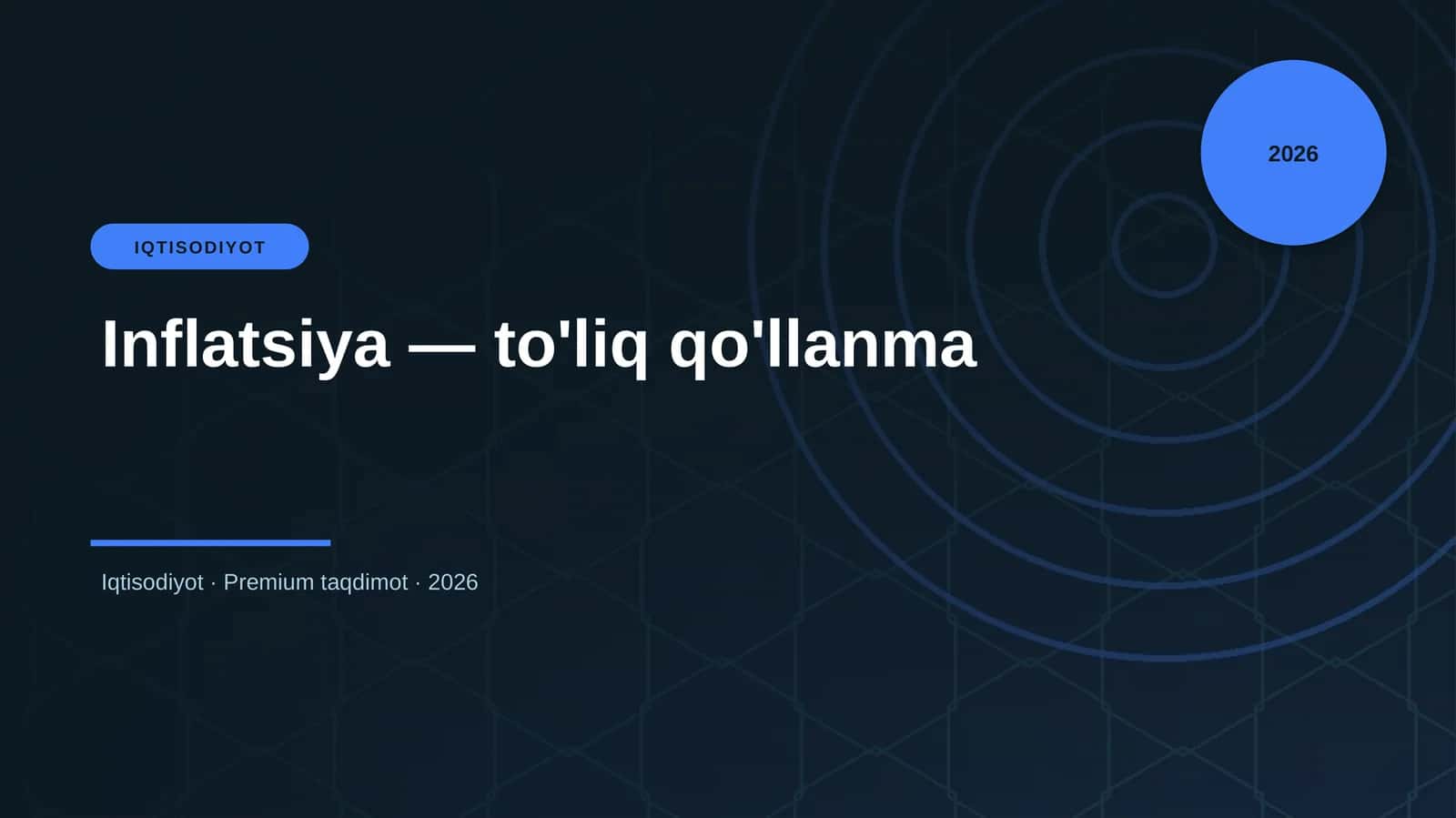 Inflatsiya — to'liq qo'llanma 1