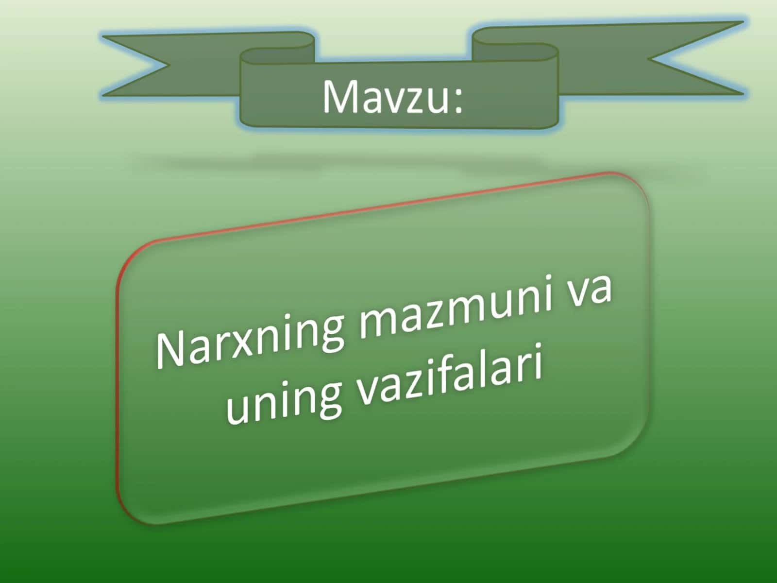 Qiymatlar va Naflilar 1