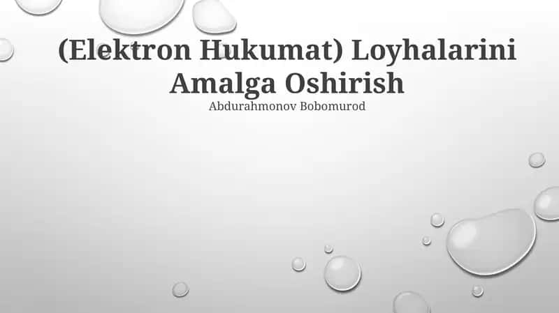 Elektron Hukumat (E-Hukumat) 1