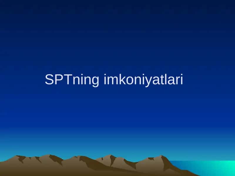 Sotsial psixologik trening 1