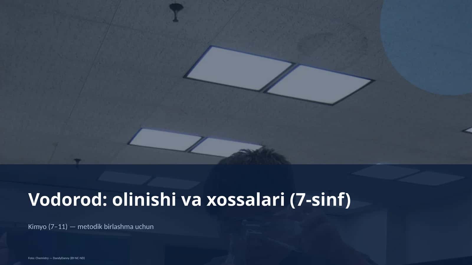 Vodorod: olinishi va xossalari (7-sinf) 1