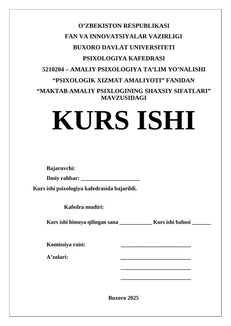 MAKTAB AMALIY PSIXLOGINING SHAXSIY SIFATLARI 1
