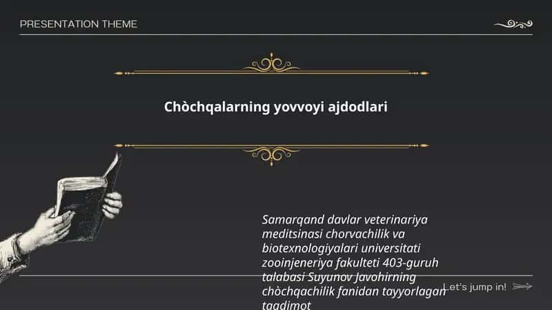 Chòchqalarning yovvoyi ajdodlari 1