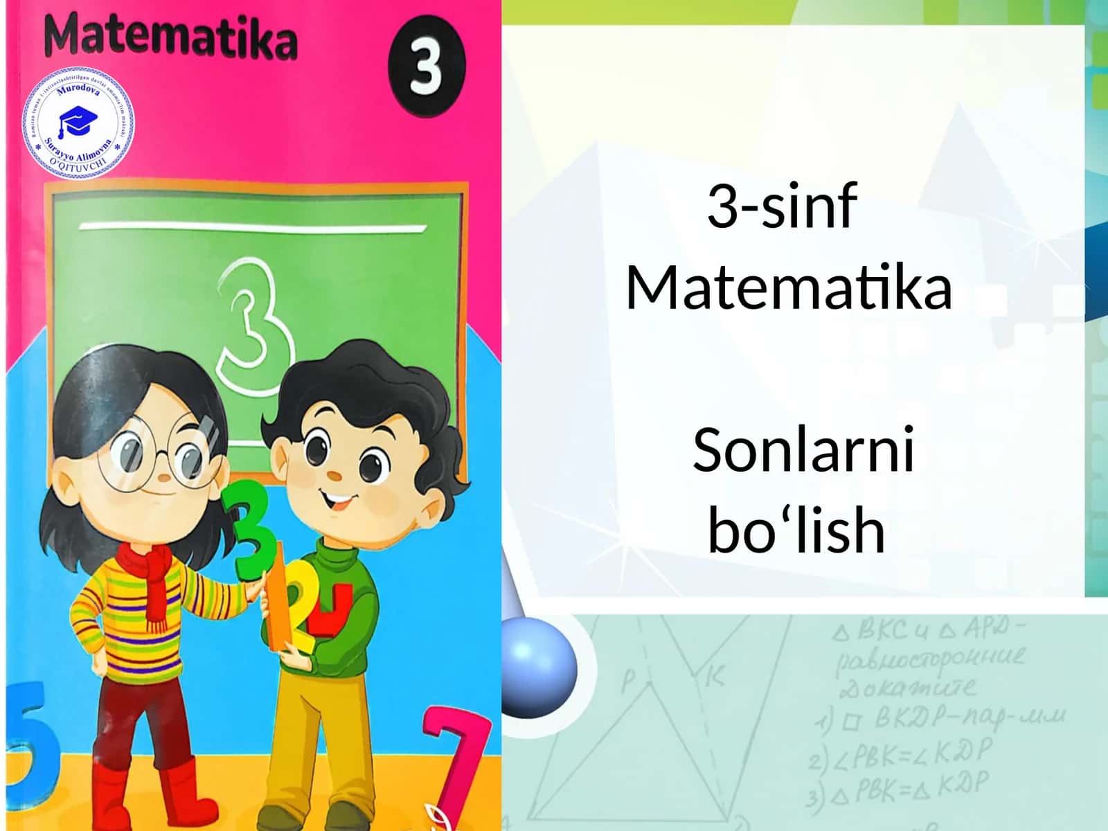 3-sinfMatematikaSonlarniboʻlish 1