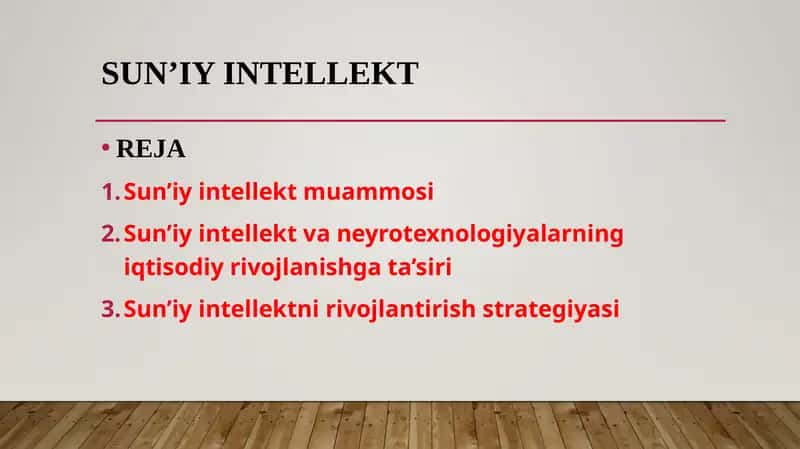 Sun’iy intellekt 1