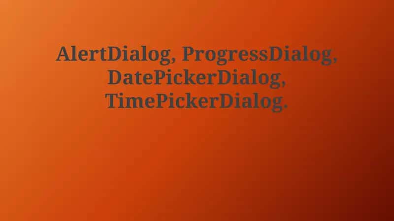 AlertDialog 1