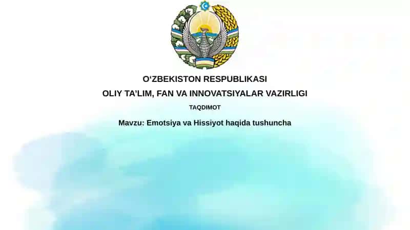 Emotsiya va hissiyot