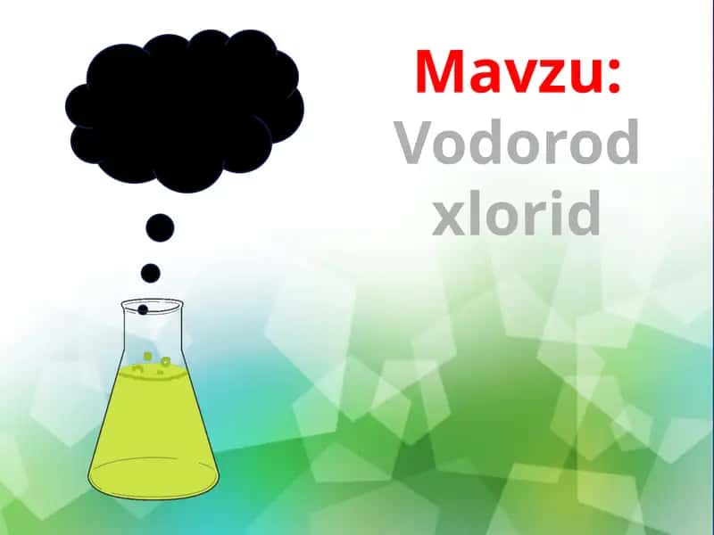 Vodorod xlorid 1