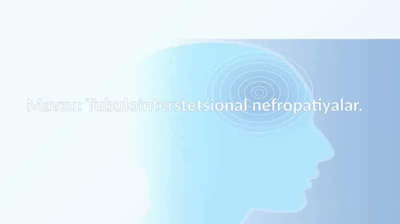 Tubulointerstetsionalnefropatiyalar 1