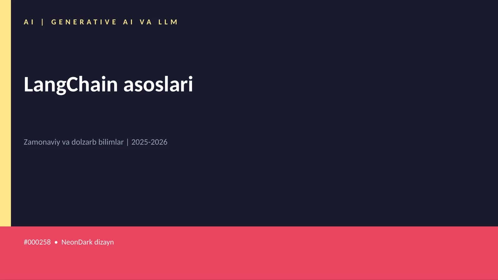 LangChain asoslari 1