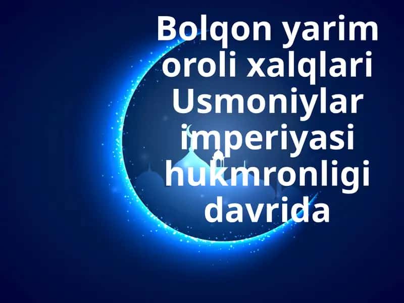 Usmoniylarim imperiyasi 1