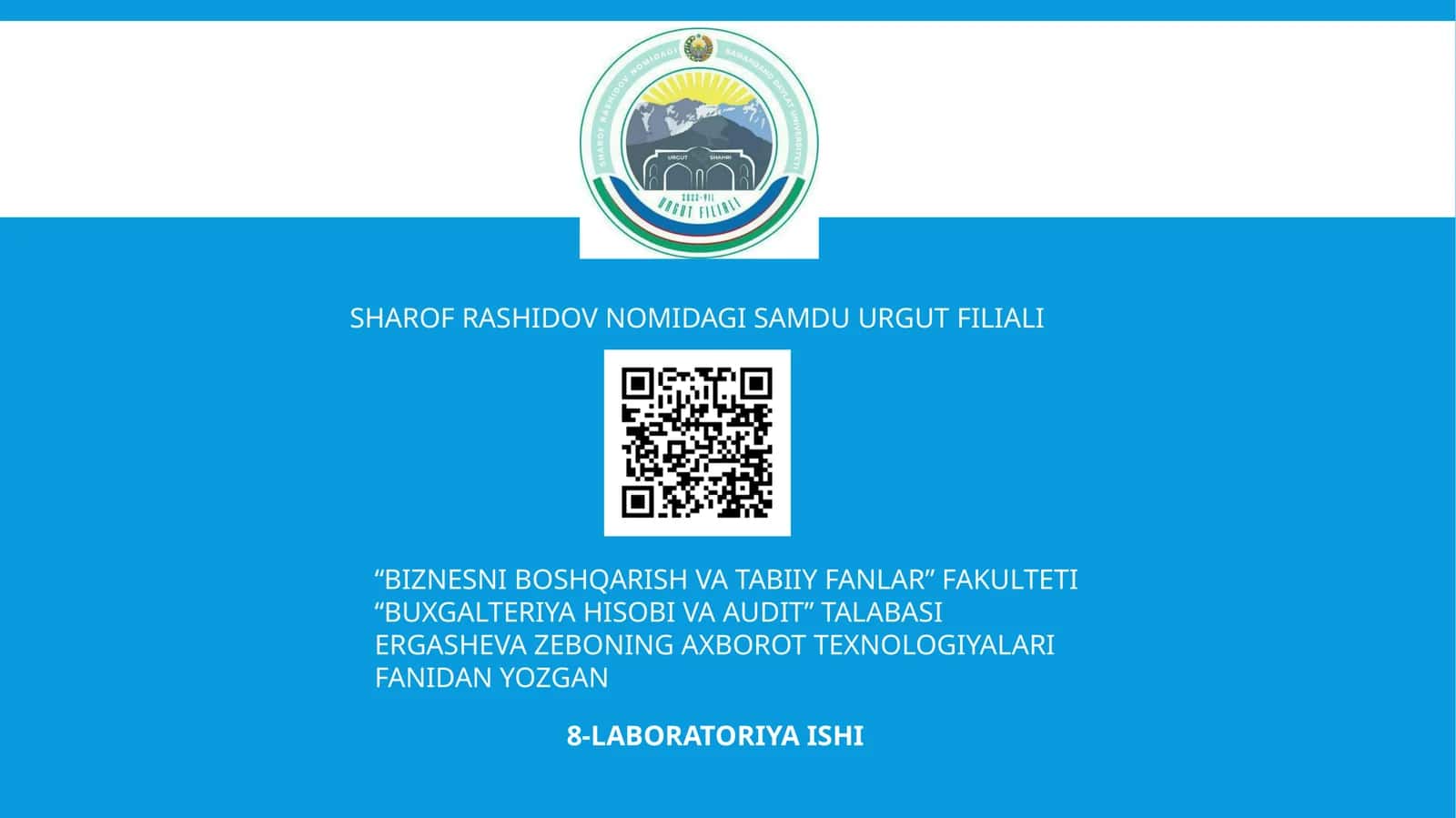 Elektron hukumatning elementlari va amaldagi loyihalari 1