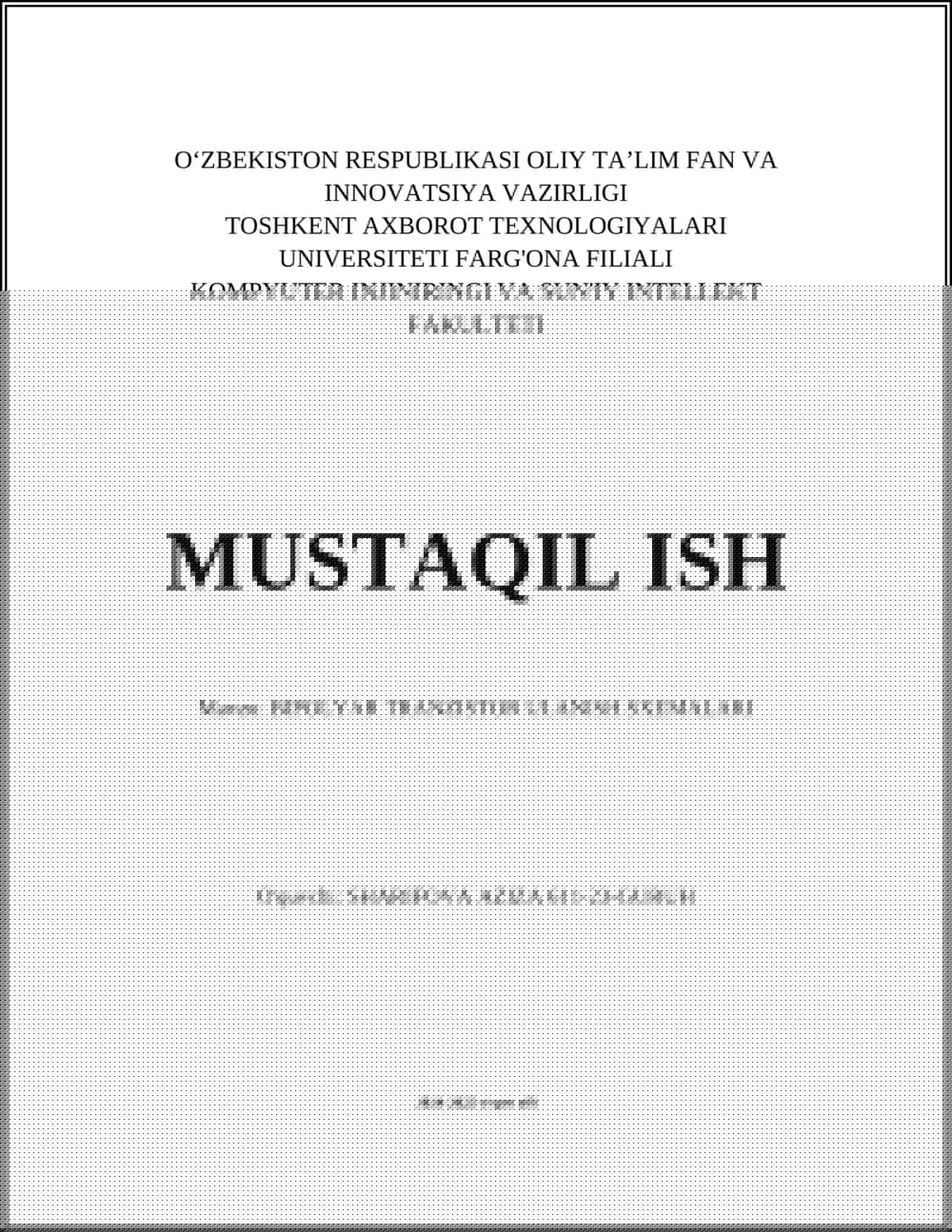 BIPOLYAR TRANZISTOR ULANISH SXEMALARI 1