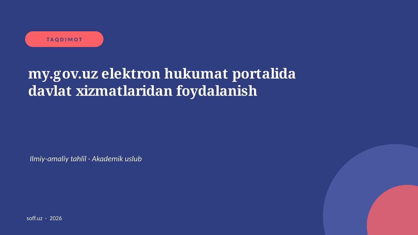 my.gov.uz elektron hukumat portalida davlat xizmatlaridan foydalanish 1