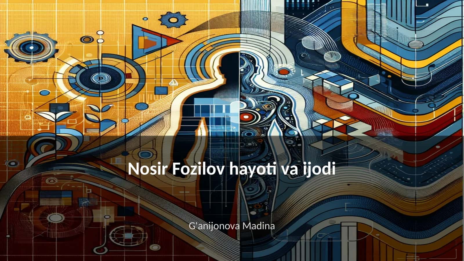 Nosir Fozilov hayoti va ijodi 1