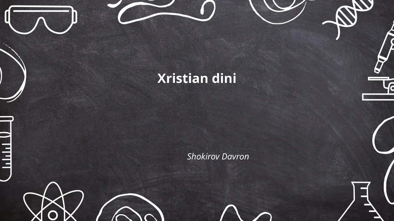 Xristian dini 1
