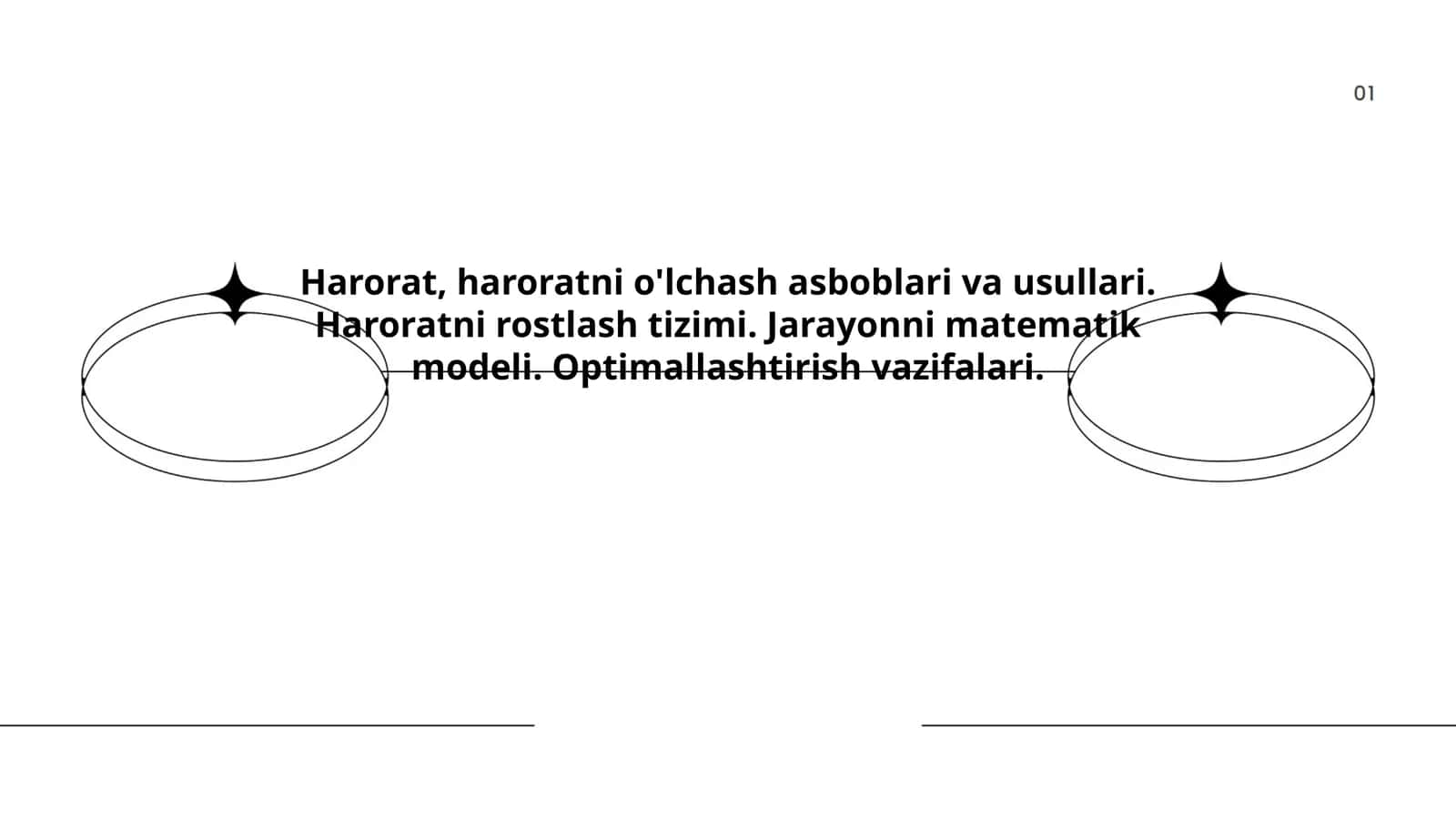 Harorat, haroratni o'lchash asboblari va usullari 1