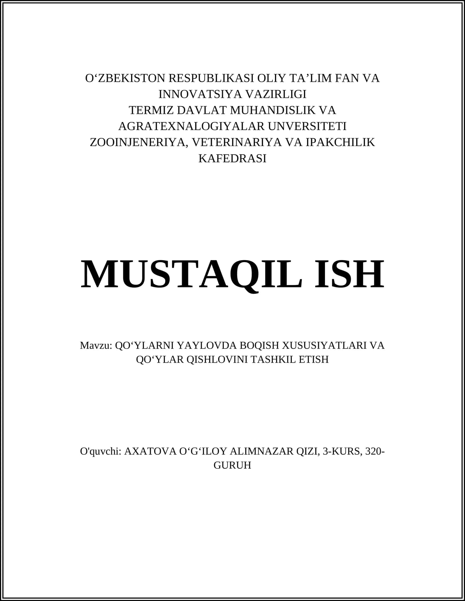 Qo‘ylarning yaylovda boqilishi usullari 1