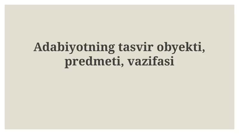 Modernizm va Postmodernizm 1